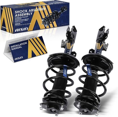 AISIN SAKT-01251 ممتص الصدمات بدعامات أمامية مع مجموعة زنبركية ملفوفة - متوافق مع Toyota Highlander 2001-2007، Lexus RX330 2004-2006، RX350 2007-2009 - مجموعة من 2 in Kuwait