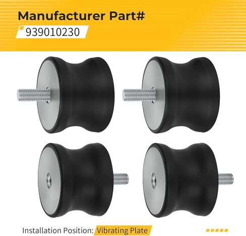 M MATI 4Pcs Shockmount for Multiquip MVC88 MVC88VTH MVC88VTH_VTHW 939010230 in Saudi Arabia