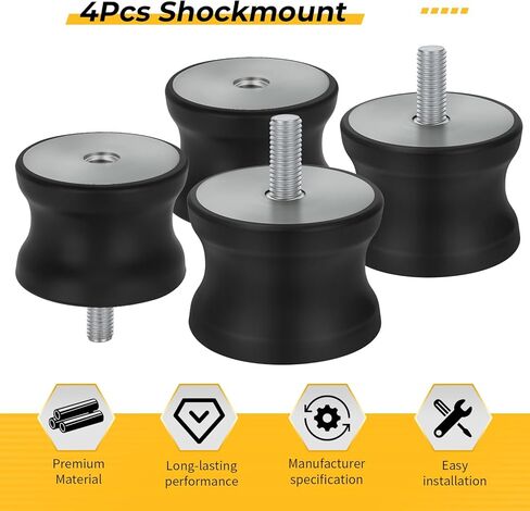 M MATI 4Pcs Shockmount for Multiquip MVC88 MVC88VTH MVC88VTH_VTHW 939010230 in Saudi Arabia