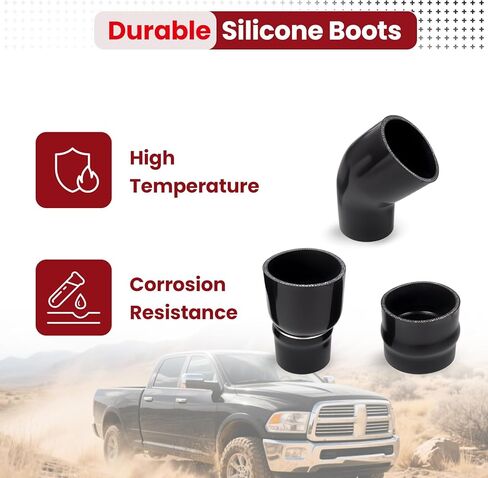 Aluminum Intercooler Pipe Silicone Boots Kit for 2013-2018 Dodge Ram 2500/3500 6.7l Cummins Diesel in Saudi Arabia