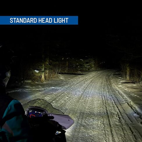 Polaris Snowmobile Auxiliary Punch Light Kit for RMK Khaos Slash, Switchback Assault, INDY VR1, Voyageur 146 Models and More, 1000 Lumens, for Long Distances, Night Riding, Pair - 2889863 in Saudi Arabia