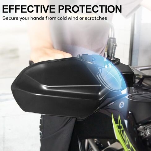 واقيات اليد لـ KLX 230 2020-2025، عاكسات هواء المقود البلاستيكية، واقيات اليد لـ Kawasaki KLX 230/ KLX 230R/ KLX 230S/ ABS 2020-2025، استبدال #99994-1248-6C in Saudi Arabia