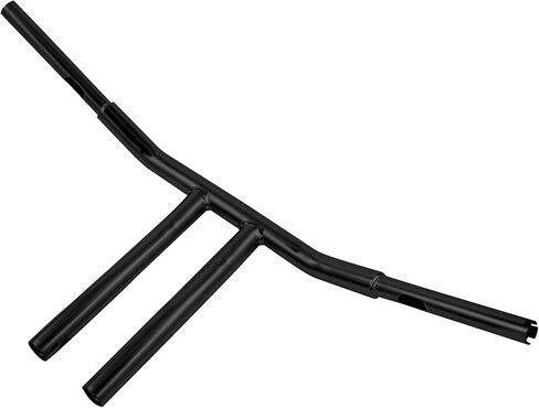 CUSTOM CHROME CCI 12" Rise 1 1/4" T Bar Handlebar Fit for Harley Softail 2000-2017 Dyna Street Bob 2006-2017 Fat Bob 2008-2017 Low Rider 2001-2005 Wide Glide 1999-2017 Road King FLHR 2003-2013 in Saudi Arabia