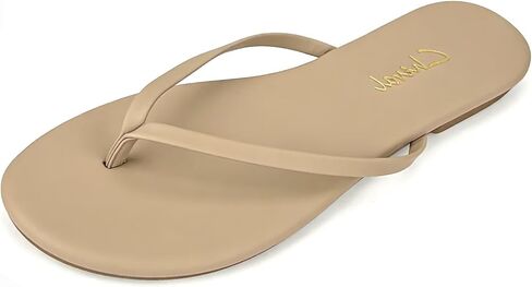 شبشب Scecocrs من الجلد المسطح للنساء مريح، صنادل أنيقة سهلة الارتداء 2026 أساسيات العطلة الصيفية، Chanclas Para Mujer in Kuwait