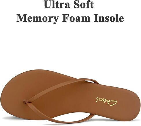 Scecocrs Flat Leather Flip Flops for Women Comfortable,Dressy Slip on Thong Sandals 2026 Summer Vacation Essentials, Chanclas Para Mujer in Saudi Arabia