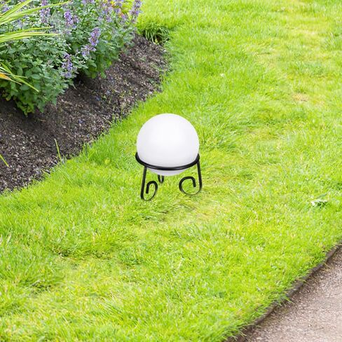 YARNOW Garden Globe Stand Outdoor Gazing Ball Stand Crystal Ball Base Elegant Planter Holder in Saudi Arabia