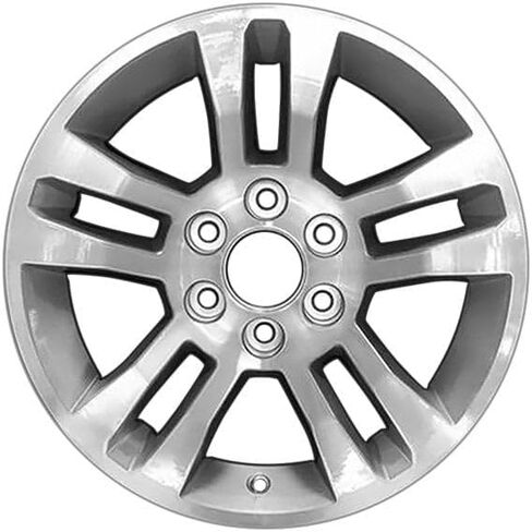 عجلة ألومنيوم بديلة مباشرة مقاس 18x8.5 بوصة من OEM - Recond لـ 2014-2019 شيفروليه سيلفرادو 1500 6-139.7 ملم فضي 18 بوصة حافة 560-05646 in Kuwait