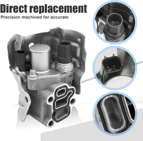 MDEOOSKY 15810RAAA03 Variable Valve Timing Solenoid Solenoid Spool Valve Assembly Replacement for Acura RSX Replacement for Honda Accord 2.4L/Civic 2.0L/CR-V/Element in Saudi Arabia