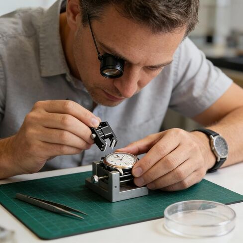 Lamdo Elastic U-Shaped Ear Puller Spring Bar Tweezer Pliers for Watch Band Spring Bar Removal Watchmaker Tools-1 in Kuwait