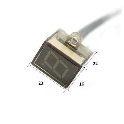 B2911 Universal Motorcycle Gear Indicator 12v Digital Display Waterproof Lever Sensor Blue Light Easy Installation in Kuwait