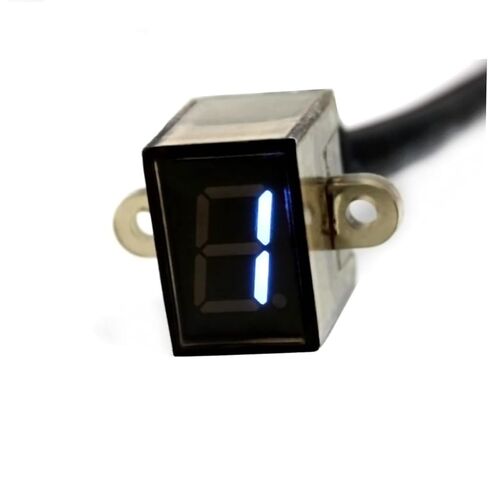 B2911 Universal Motorcycle Gear Indicator 12v Digital Display Waterproof Lever Sensor Blue Light Easy Installation in Kuwait