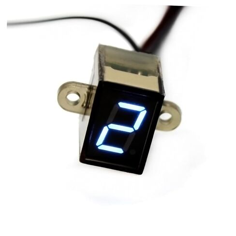 B2911 Universal Motorcycle Gear Indicator 12v Digital Display Waterproof Lever Sensor Blue Light Easy Installation in Kuwait