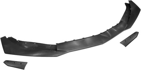 IKON MOTORSPORTS، الشفة الأمامية الممتصة للصدمات متوافقة مع 2016-2024 Chevy Camaro، أسود غير مطلي 1LE Style PP Polypropene Front Lip Chin Spoiler، 2017 in Saudi Arabia