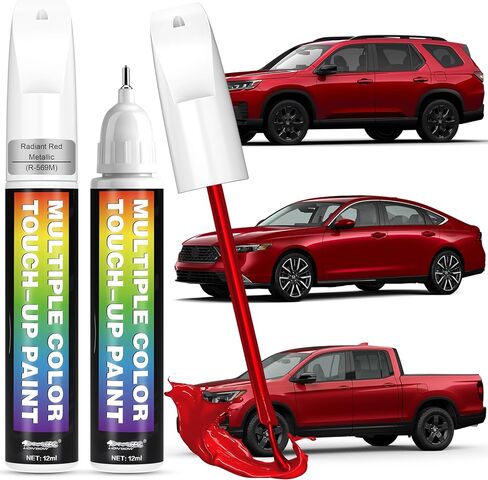PPOHY® 2-PACK لسيارة Honda Canyon River Blue Metallic(B-640M) طلاء السيارة، تأثير تلميع مرآة سريع الجفاف بدرجة احترافية، مزيل خدوش سريع وسهل للسيارة، سهل الاستخدام in Kuwait