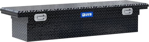 UWS EC10622 Pull Handle 72-Inch Gloss Black Heavy-Wall Aluminum Truck Tool Box with Low Profile, RigidCore Lid in Saudi Arabia
