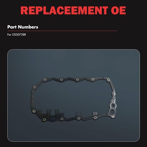 Engine Oil Pan Gasket Compatible with 2003-2010 for Chrysler PT Cruiser 2.4L;2003-2005 for Dodge Neon 2.4L, OE# OS30728R in Saudi Arabia