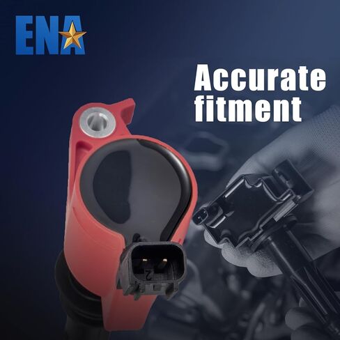 ENA Set of 10 Energy Ignition Coil and 10 Connector Compatible with Ford F53 Replacement for FD508 in Saudi Arabia