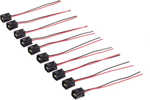 ENA Set of 10 Energy Ignition Coil and 10 Connector Compatible with Ford E-150 E-350 Super Duty Club Wagon 6.8L V10 Replacement for C1454 C1417 FD503 C1417 DG473 DG481 DG508 DG491 in Saudi Arabia