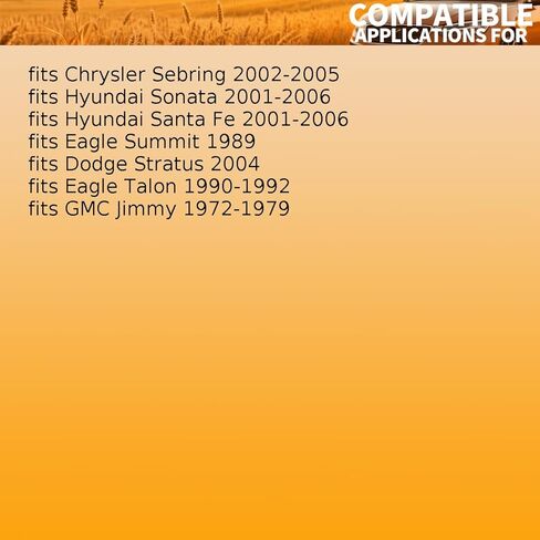 1 Pcs Engine Oil Pump Seal fits Hyundai Sonata 2001-2006 fits Chrysler Sebring 2002-2005 fits Dodge Stratus 2004 fits Eagle Summit,Talon 1989-1992 fits GMC Jimmy 1972-1979 in Saudi Arabia