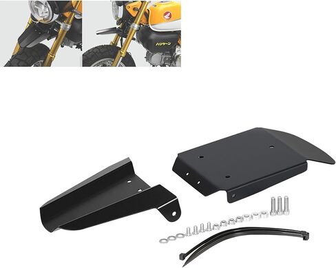 Monkey Front Fender Tire Mud Guard HuggerCompatible with Monkey 125 2019-2025 Motorcycle Accessories Front Tire Mud Guard (Red) in Saudi Arabia