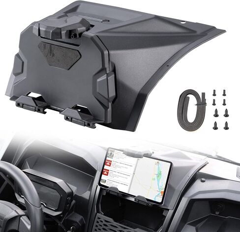 A & UTV PRO Teryx KRX 1000 Tablet Holder,Electronic Device Phone Ipad GPS Holder Mounts with Storage Box Organizer Tray for Kawasaki Teryx KRX 1000 4 2020 2021 2022 2023 2024 2025 Accessories in Saudi Arabia