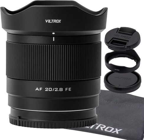 عدسة Viltrox e Mount AF 20 مم f2.8 عدسة إطار كامل التركيز التلقائي لكاميرا سوني in Kuwait