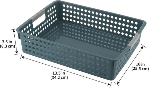Skelang Multicolor Storage Basket, Classroom Organization, A4 Paper Trays Holder, Storage for Classroom Toy, Crayons, Handicrafts, Files, 4 Pcs in Saudi Arabia