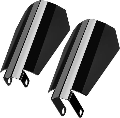 Amazicha Motorcycle Hand Guards, Large Coffin Cut Handguards Compatible for Harley Sportster Touring Street Glide Road King Electra Glide 2007-2023 Cable Clutch Style -Large, Gloss Black in Saudi Arabia