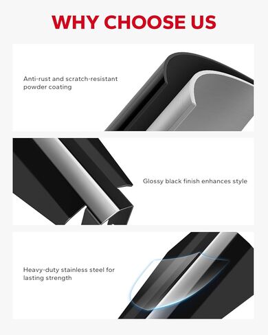 Amazicha Motorcycle Hand Guards, Large Coffin Cut Handguards Compatible for Harley Sportster Touring Street Glide Road King Electra Glide 2007-2023 Cable Clutch Style -Large, Gloss Black in Saudi Arabia