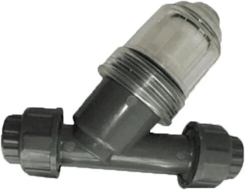 مرشح UPVC مرشح على شكل Y مرشح PVC بلاستيك شفاف (SCYG-Y Filter DN65) in Saudi Arabia