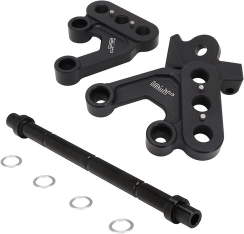 JFG RACING دراجة نارية مسند القدم سور رون أوتاد القدم قوس باستخدام الحاسب الآلي الخام T6-6061 الألومنيوم الترابية دراجة القدم دعم قضيب + مسند القدم قوس للضوء النحل سور رون X/S-أسود in Kuwait