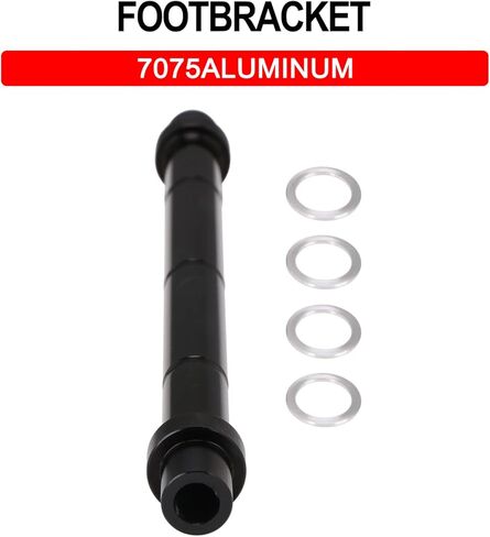 JFG RACING دراجة نارية مسند القدم سور رون أوتاد القدم قوس باستخدام الحاسب الآلي الخام T6-6061 الألومنيوم الترابية دراجة القدم دعم قضيب + مسند القدم قوس للضوء النحل سور رون X/S-أسود in Kuwait