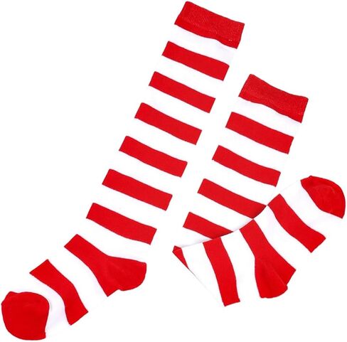 CHIDRA 6-12 Years Girls Kids Striped Solid Colored Thigh High Socks Over Knee Thigh Socks Knee-High Warm Stocking Leg Warmer in Saudi Arabia