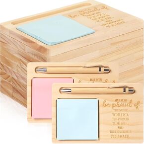 10 قطع من هدايا تقدير الموظفين في عيد الميلاد، حامل ملاحظات لاصق خشبي كبير للعاملين في المكتب، قد تكون فخوراً بالعمل الذي تقوم به، هدية شكر للموظفين والمدرسين والأطباء والممرضات المتطوعين in Kuwait