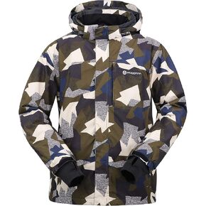 سترة تزلج معزولة الأداء للرجال من ANDORRA مع غطاء رأس بسحاب in Kuwait