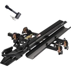 Ebike Rack for Tow Hitch, Electric Bike Carrier for 2 Bikes, 200lbs Capacity Foldable Light Bike Racks for 2" Receiver Car, SUV, Van in Kuwait