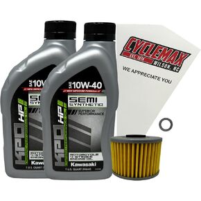 Semi Synthetic Oil Change Kit compatible with 2021-2025 Kawasaki KLX300 in Kuwait