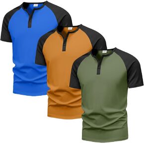 مجموعة من 3 قمصان للأولاد بأكمام قصيرة من PureChapter، مجموعة تي شيرتات كاجوال ذات ألوان متعددة in Kuwait