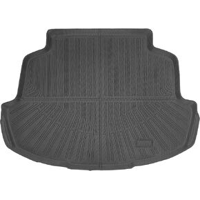 بطانات الشحن تناسب Toyota Camry 2007-2011 الحصير الخلفي لأرضية صندوق السيارة ثلاثي الأبعاد في جميع الأحوال الجوية TPE باللون الأسود in Kuwait