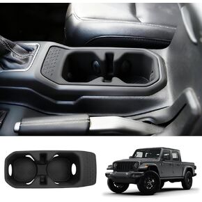 حامل أكواب وحدة التحكم متوافق مع 2020-2026 Jeep Gladiator JT 2018-2026 Wrangler JL JLU 4XE وحدة التحكم المركزية لكأس الشرب وبطانة حامل الأكواب لملحقات المصارع 2025 in Kuwait