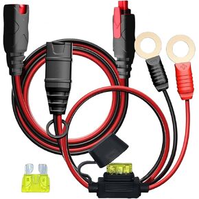 مجموعة GC002 & GC004 X-Connect مناسبة لملحقات شاحن البطارية، طرف ثقب M6 (1/4 بوصة) XL، الطول الإجمالي 10.5 قدم + 1.8 قدم تمديد كابل شحن البطاريات الذكية in Kuwait