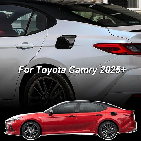 CKE for 9th Gen Camry LE SE XLE XSE Compatible with Toyota Camry 2025 2026 Accessories Car Fuel Tank Cover Trim Oil Gas Cap Exterior Decoration Sticker -Glossy Black in Saudi Arabia