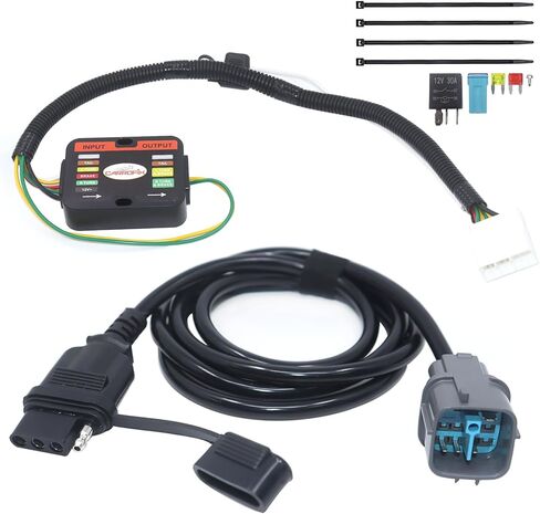 Vehicle-Specific Wiring 4-Way Flat Trailer Hitch Harness for Honda Pilot 2009-2011 & Honda Ridgeline 2017-2026 in Saudi Arabia