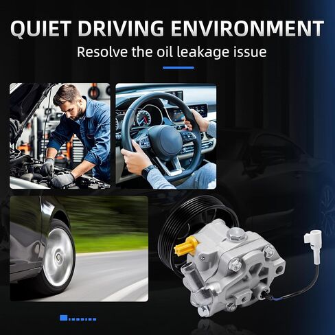 21-607 Power Steering Pump with Pulley for Subaru Forester 2011-2013, H4 2.5L, Power Assist Pump Replace# 21607, 96819M, 9901255, 34430-SC010, 34430-SC011, 34430SC010, 34430SC011 in Saudi Arabia