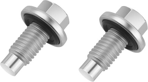 M12-1.75 نقطة تجريبية لتصريف الزيت، حجم الرأس 15 مم 65430 لسيارة بويك كاديلاك شيفروليه جي إم سي لينكولن استبدال 090-175CD، 653076US، 653086US، 11519933، 11562588، عبوتان in Kuwait