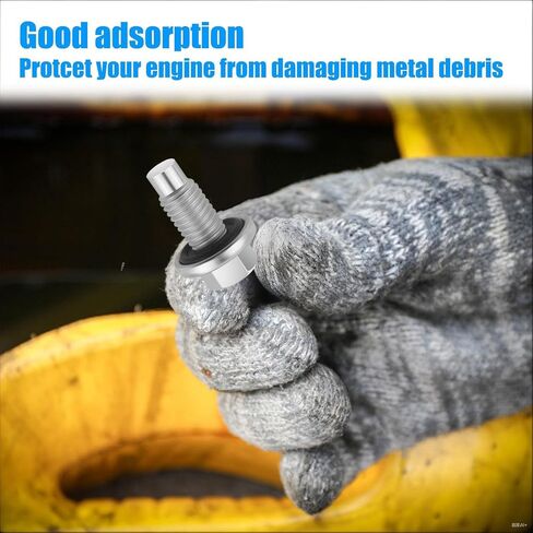 M12-1.75 نقطة تجريبية لتصريف الزيت، حجم الرأس 15 مم 65430 لسيارة بويك كاديلاك شيفروليه جي إم سي لينكولن استبدال 090-175CD، 653076US، 653086US، 11519933، 11562588، عبوتان in Kuwait