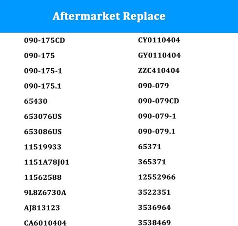 M12-1.75 نقطة تجريبية لتصريف الزيت، حجم الرأس 15 مم 65430 لسيارة بويك كاديلاك شيفروليه جي إم سي لينكولن استبدال 090-175CD، 653076US، 653086US، 11519933، 11562588، عبوتان in Kuwait