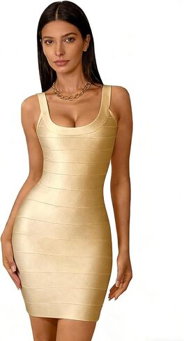 فستان Meilun Bodycon ضمادة للنساء بحزام كلاسيكي وحفلات الكوكتيل والنوادي فستان قصير in Saudi Arabia