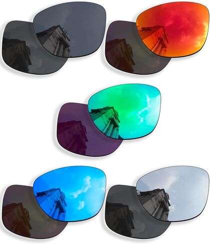 5 Pairs Polarized Replacement Lenses for Ray-Ban Meta Wayfarer (Gen 2) RW4012 53mm Smart Sunglasses, Anti-Scratch and Impact Resistant in Saudi Arabia