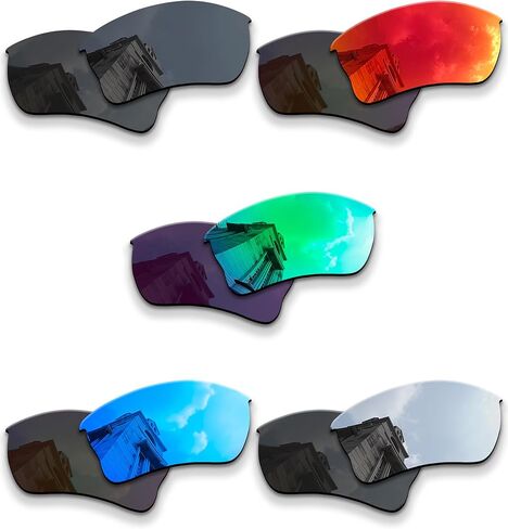 5 Pairs Polarized Replacement Lenses for Oakley Quarter Jacket OO9200 Sunglasses, Anti-Scratch and Impact Resistant in Saudi Arabia
